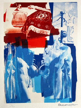 Robert Rauschenberg Lithograph Coa Signed Op