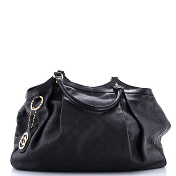 Gucci Sukey Tote Guccissima Leather Large