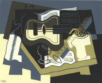 Juan Gris Guitar And Clarinet 