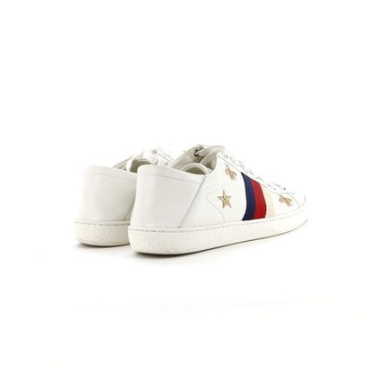 Gucci Ace Sneakers Embroidered Leather