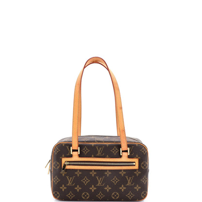 Louis Vuitton Cite Handbag Monogram Canvas Mm