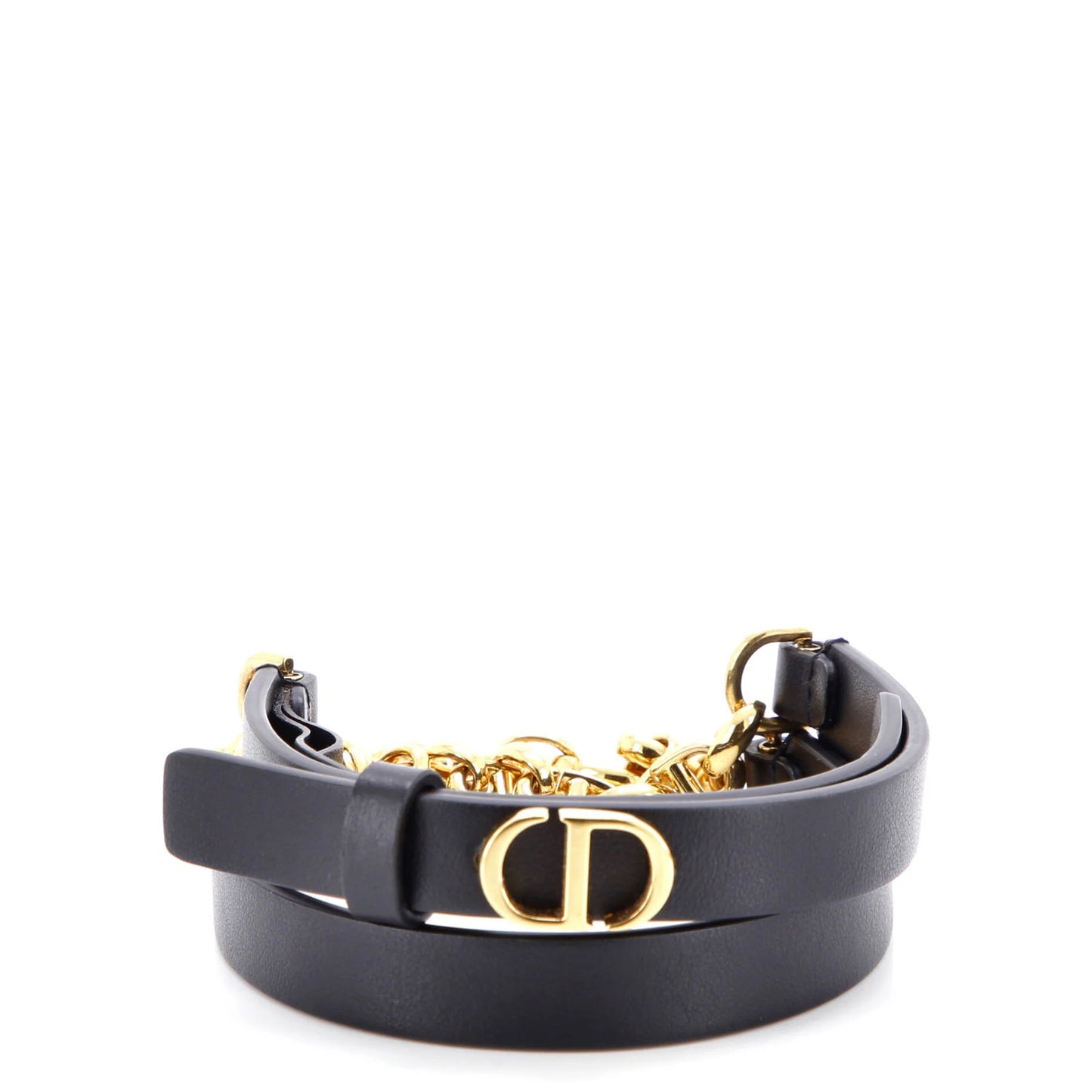 Christian Dior 30 Montaigne Chain Belt Leather Thin