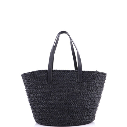 Saint Laurent Panier Basket Shopper Raffia Medium