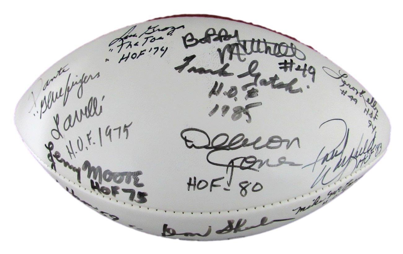 Nfl Hall Of Famers Multi-Autographed (21) Wilson