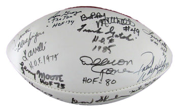 Nfl Hall Of Famers Multi-Autographed (21) Wilson