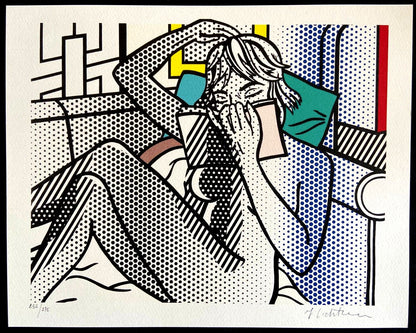 Roy Lichtenstein Lithograph Coa Signed Numbered