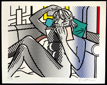 Roy Lichtenstein Lithograph Coa Signed Numbered