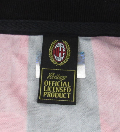 Roberto Baggio Signed Black/Red 1996 Ac Milan Home Soccer Jersey Icons 195671