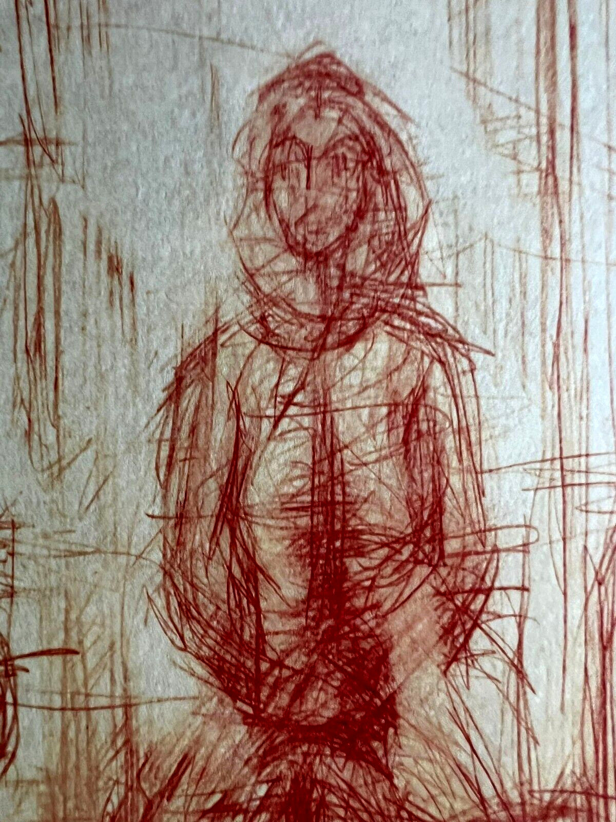 Alberto Giacometti Lithograph Coa Signed Numbered By Hand 180 Ex