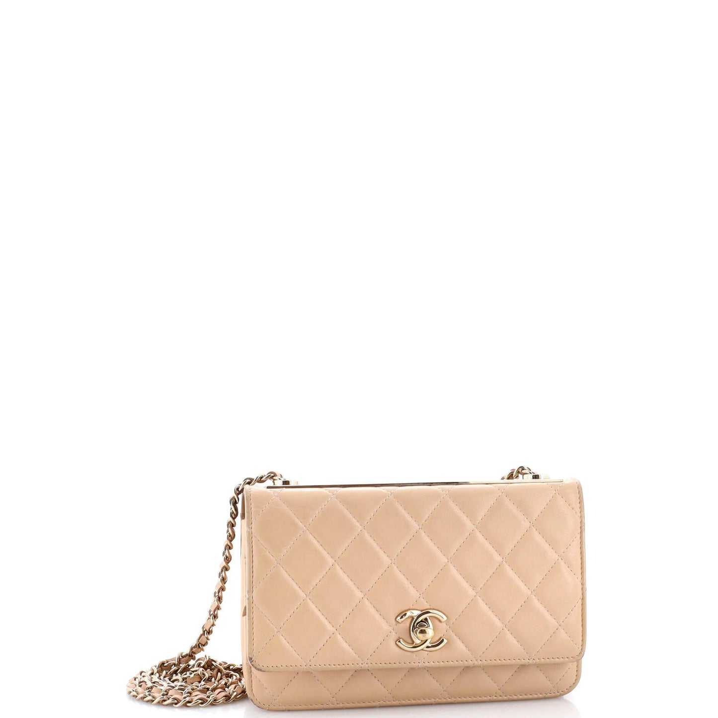 Chanel Trendy Cc Wallet On Chain Nm Quilted Lambskin