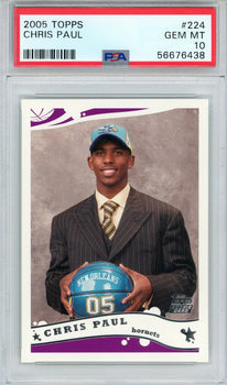 Chris Paul 2005 Topps Card #224 (Psa Gem Mt 10)
