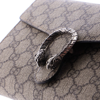 Gucci Dionysus Chain Wallet Gg Coated Canvas Small