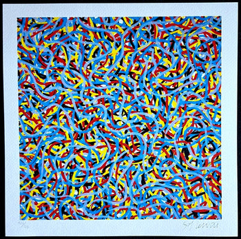 Sol Lewitt Lithograph Coa Numbered Hand Signed O.P. - Robert Morris