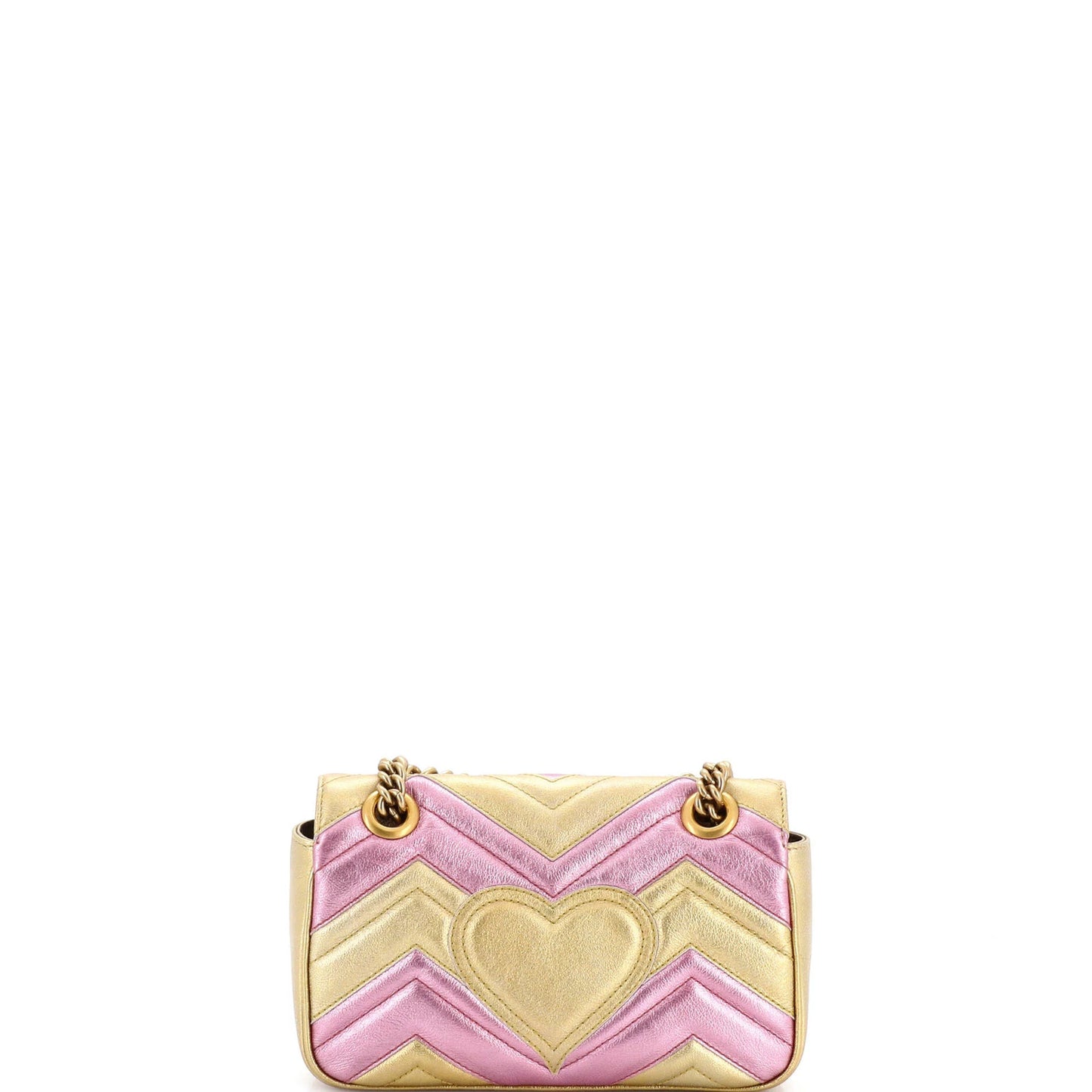 Gucci Gg Marmont Flap Bag Matelasse Leather Small