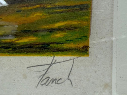 Signed Framed Art Print of Golden Gate Park by Fanch Ledan Ed 223/ 250