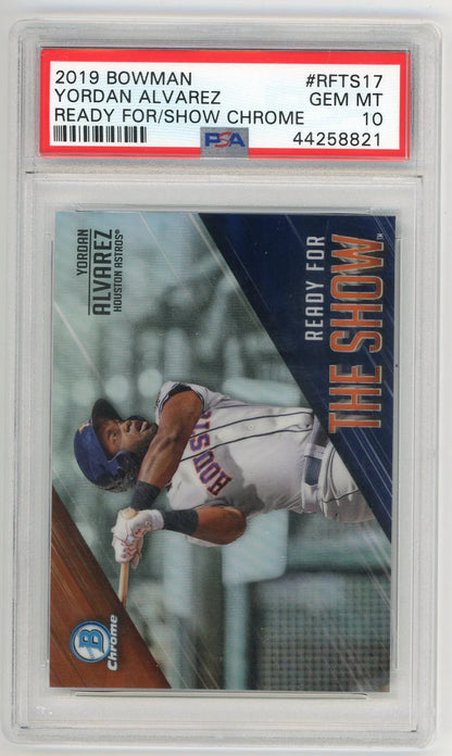 Yordan Alvarez 2019 Bowman Ready For The Show