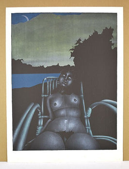 Paul Wunderlich - Twilight 2 Ed125 Original Lithograph Signed Surrealism Art