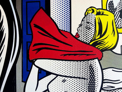 Roy Lichtenstein Lithograph Coa Signed Op Limited Edition