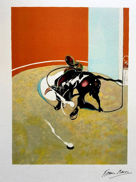 Francis Bacon Lithograph Coa Signed Op Published
