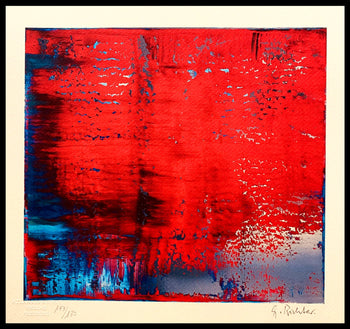 Gerhard Richter Lithograph Coa Signed