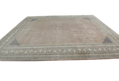 Vintage Handmade Oriental Rug 9X12 Ft Tribal