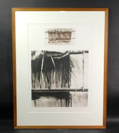 Gerard Titus-Carmel Original Etching Print Narwa Series, Signed Framed