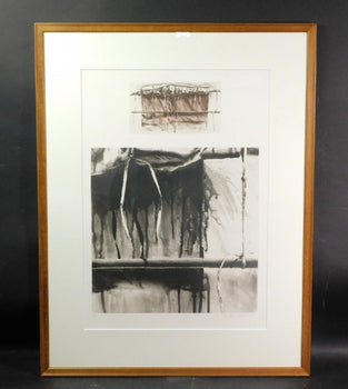 Gerard Titus-Carmel Original Etching Print Narwa Series, Signed Framed
