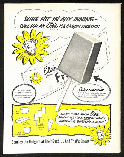 1954 Brooklyn Dodgers Baseball Yearbook 200597