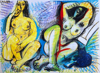 Pablo Picasso Lithograph Coa 180Es. Signed Numbered And Limited