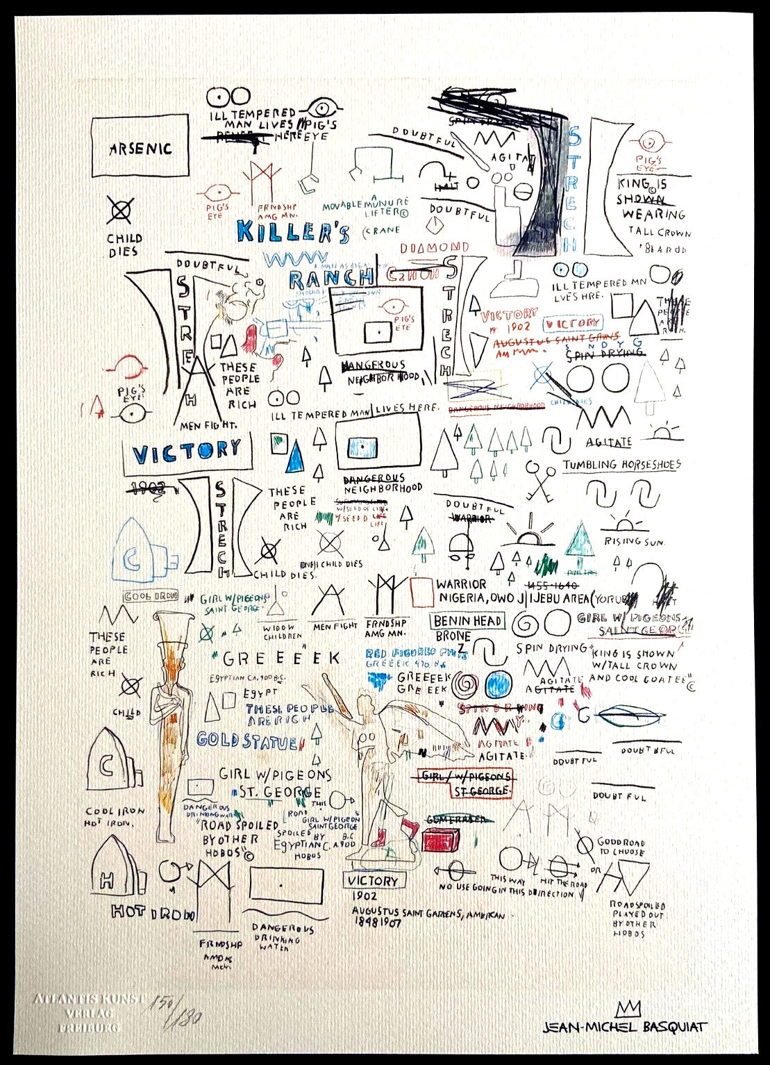 Jean-Michel Basquiat Lithograph
