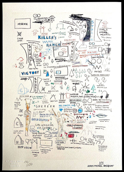 Jean-Michel Basquiat Lithograph