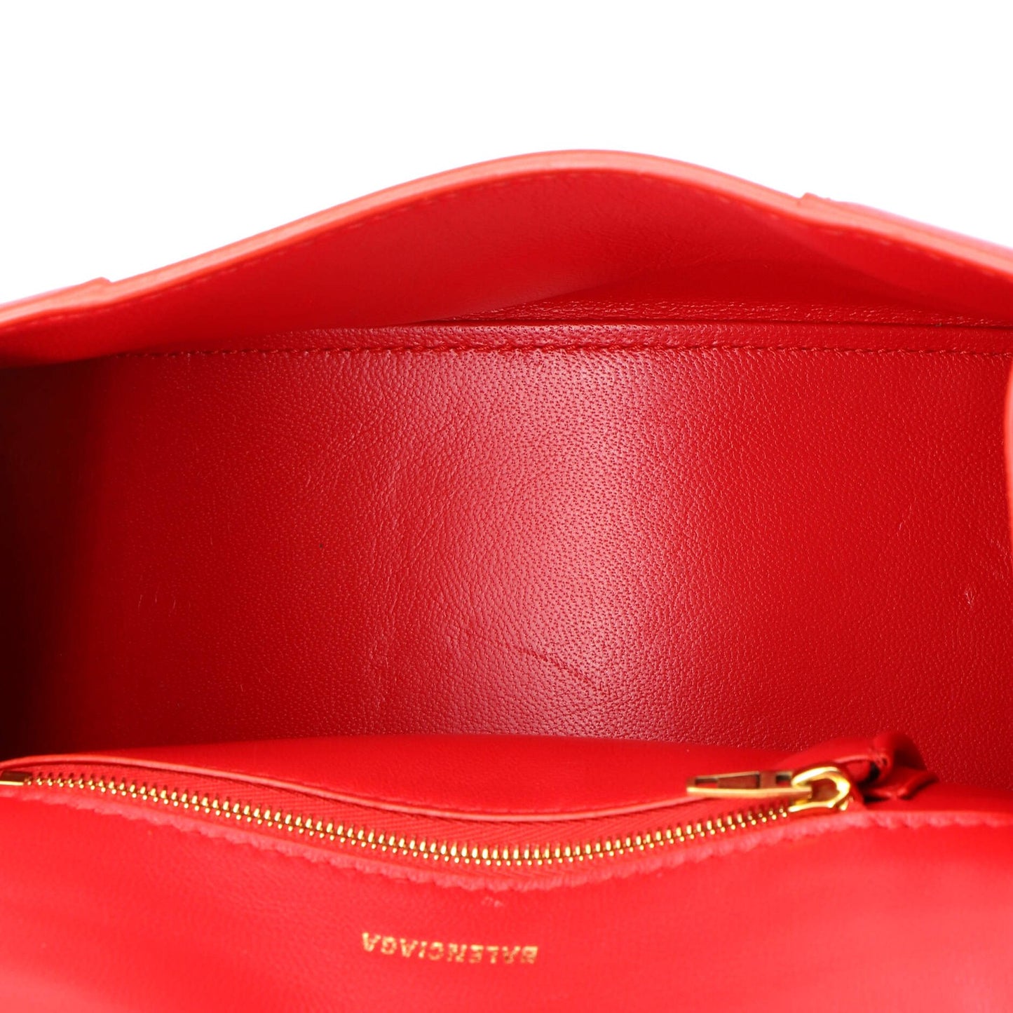 Balenciaga Hourglass Top Handle Bag Leather Small