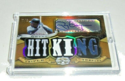Tony Gwynn 2010 Triple Threads Game  Triple