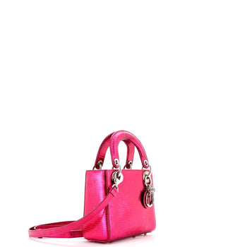 Christian Dior Lady Dior Bag Lizard Mini