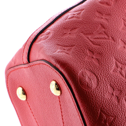 Louis Vuitton Mazarine Handbag Monogram Empreinte Leather Mm