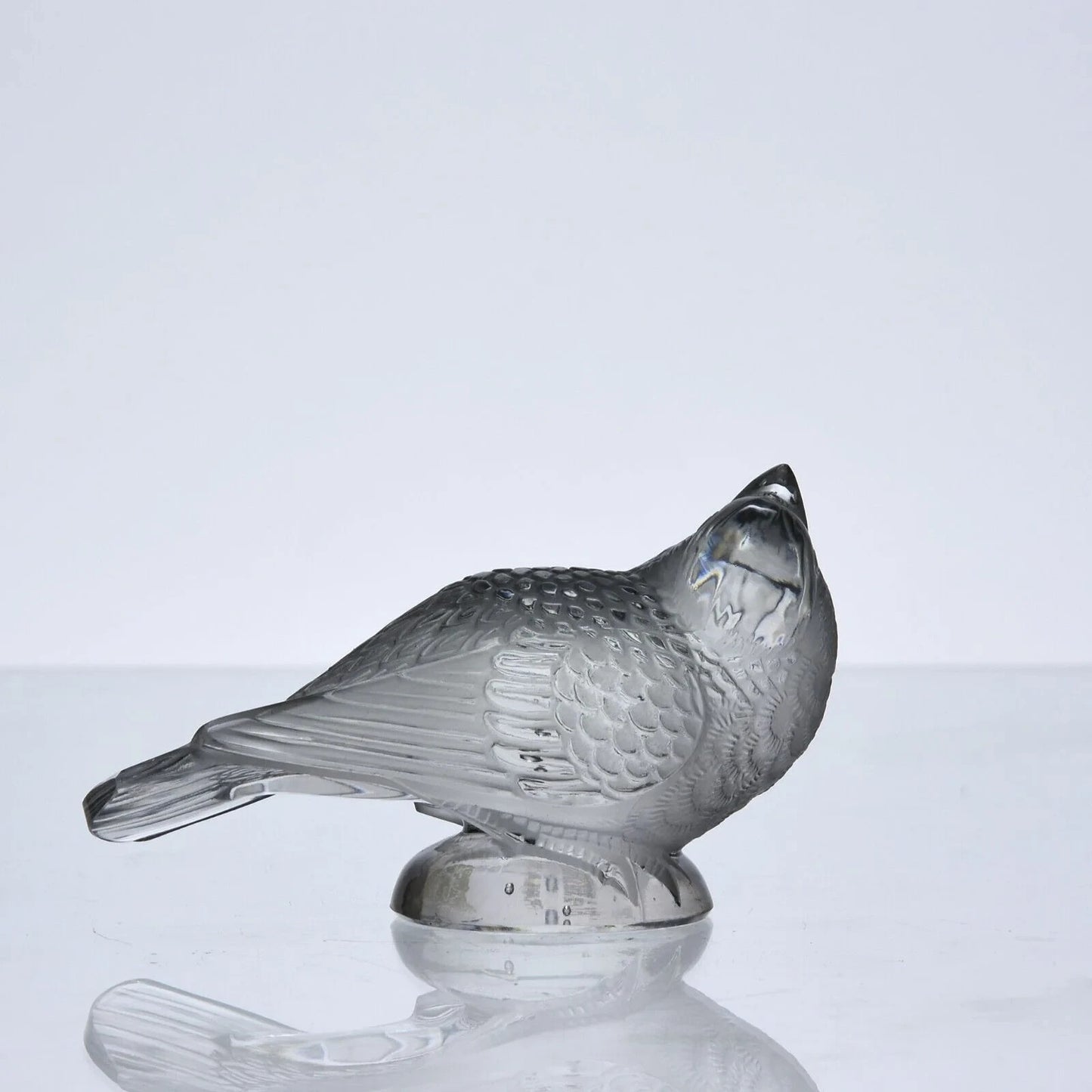 Ren Lalique, 1930 Art Deco sculpture "Chardonneret Moqueur" Vintage Antique