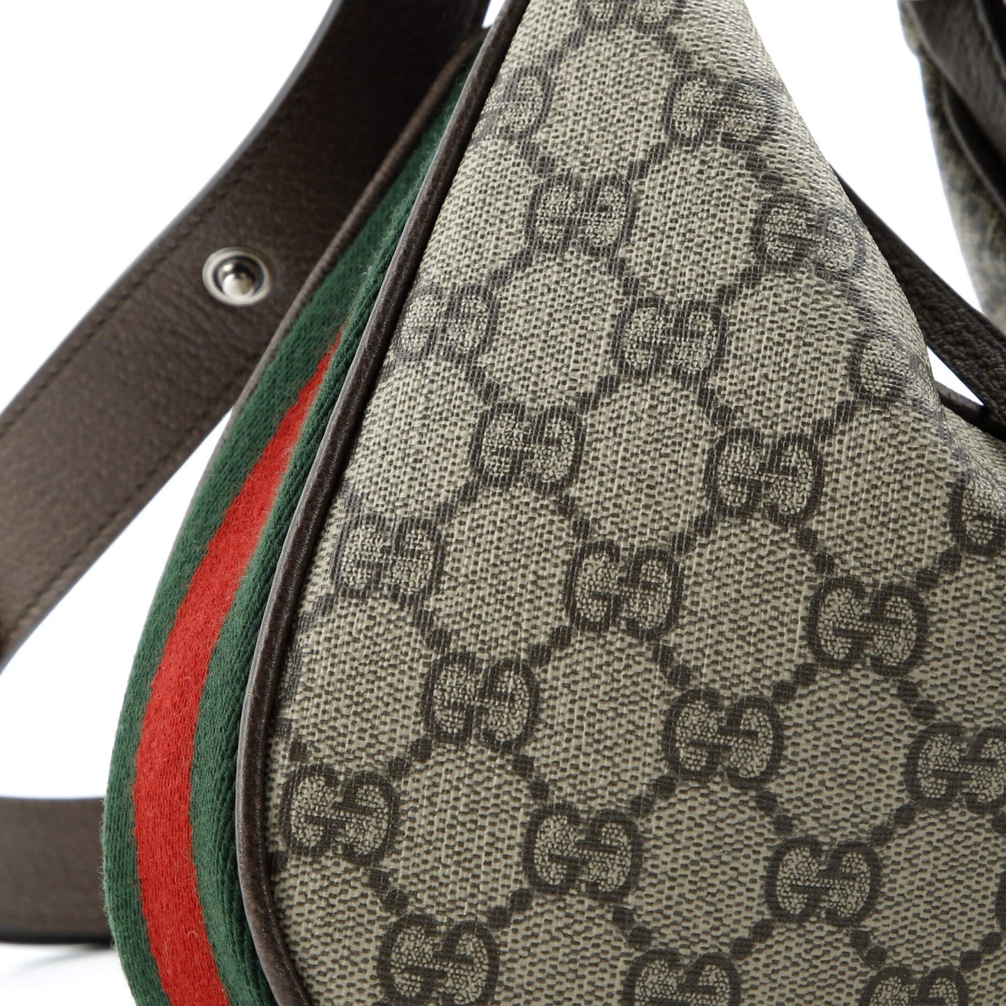 Gucci Attache Shoulder Bag Gg Coated Canvas Small