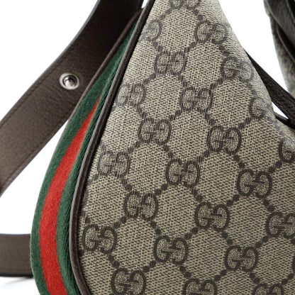 Gucci Attache Shoulder Bag Gg Coated Canvas Small