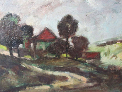 Alain Richard Landscape Original Oil Painting F4  Salon Dautomne Member