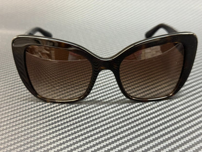 DOLCE & GABBANA DG4348 502 13 Havana Cat Eye Women's 54m Sunglasses