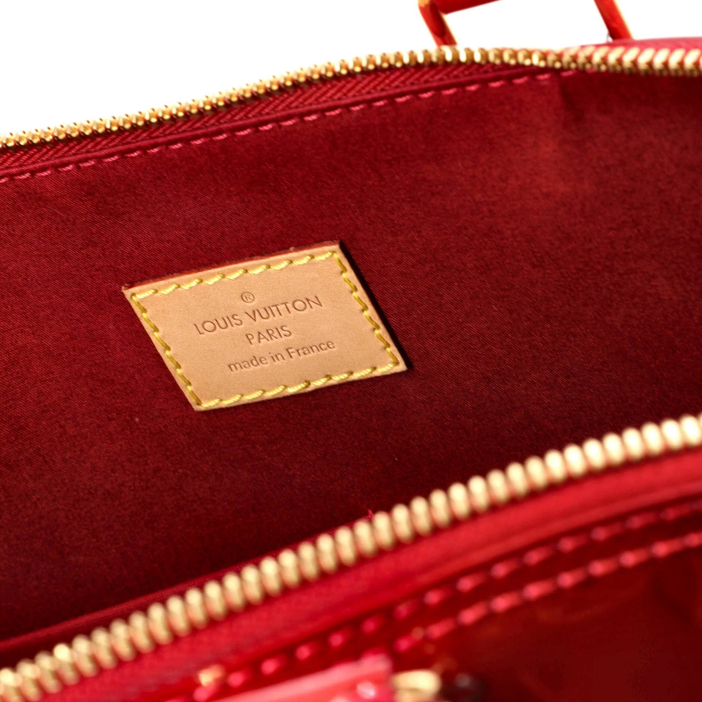 Louis Vuitton Alma Handbag Monogram Vernis Gm