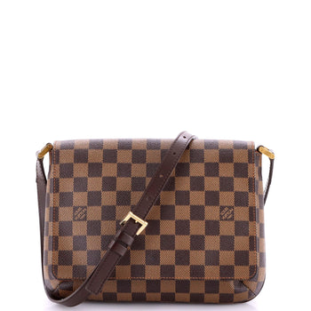 Louis Vuitton Musette Tango Handbag Damier
