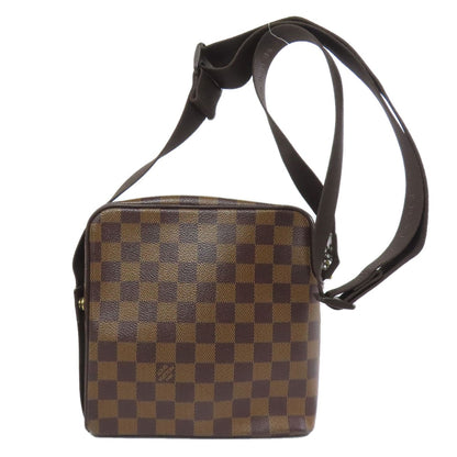 canvas LOUIS VUITTON N41442 Olaf PM Shoulder Bag Damier