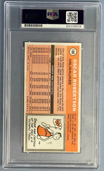 Oscar Robertson Autographed 1970-71 Topps Card #100 (Psa)