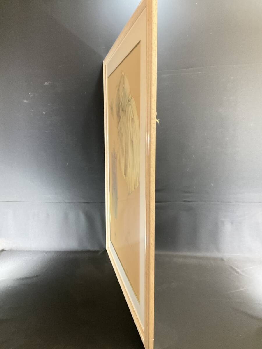 Bruno Bruni Ballerina Signed Original Lithograph Print Limited Italy Framed