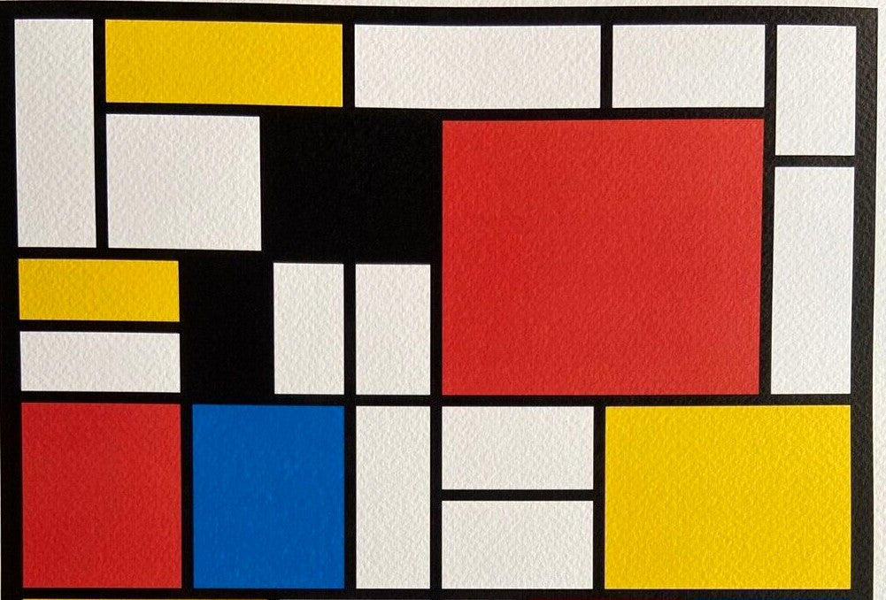 Piet Mondrian, Lithograph Coa Stamp