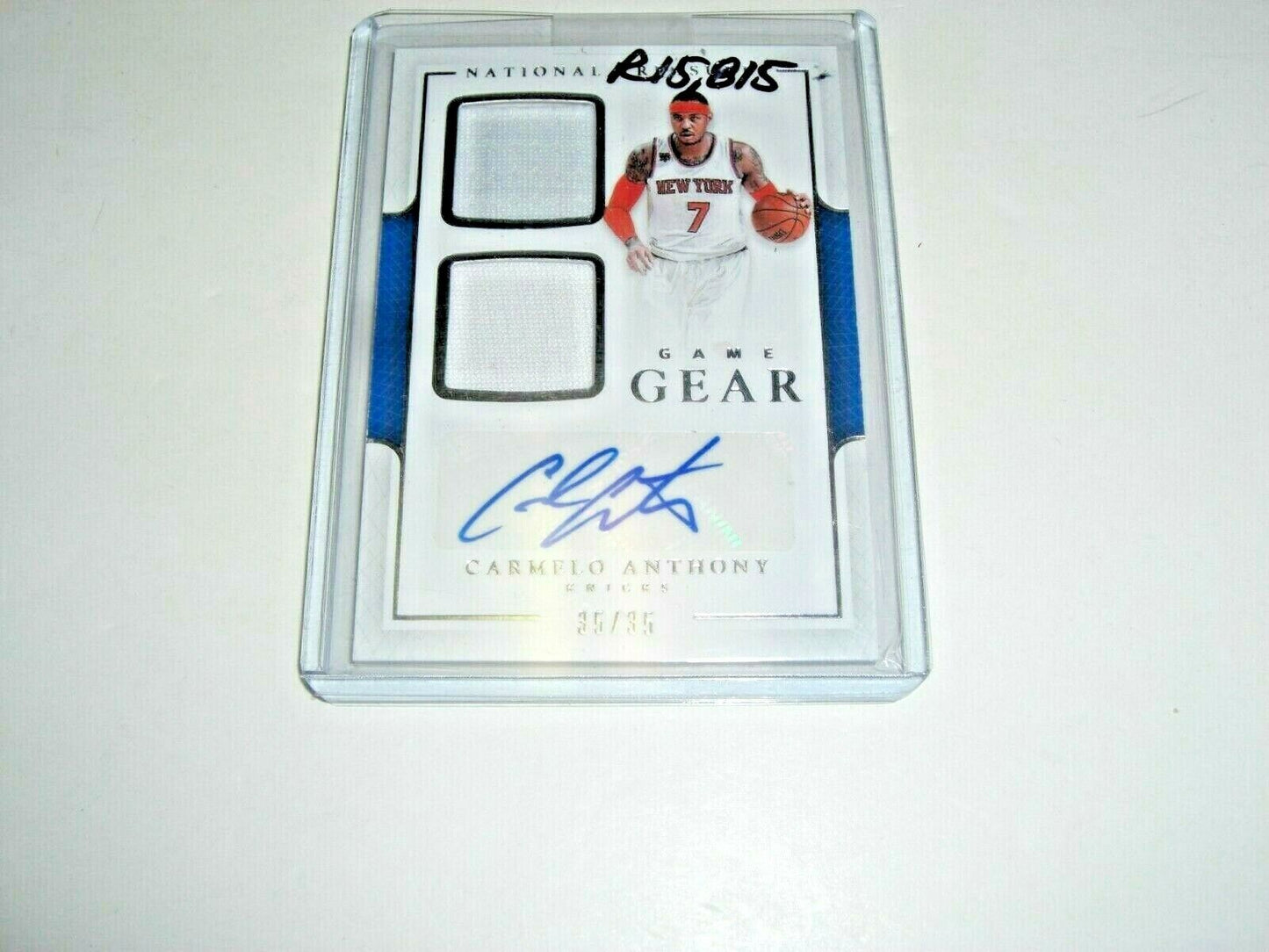 Carmelo Anthony National Treasures Game  Dual