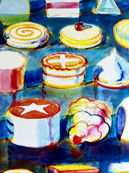 Wayne Thiebaud Lithograph