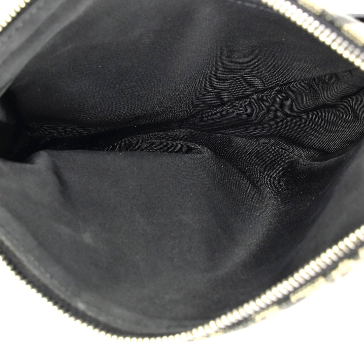 Christian Dior Vintage Saddle Bag Diorissimo Canvas Mini