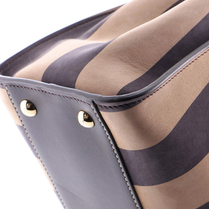 Fendi Peekaboo Bag Pequin Nubuck Regular